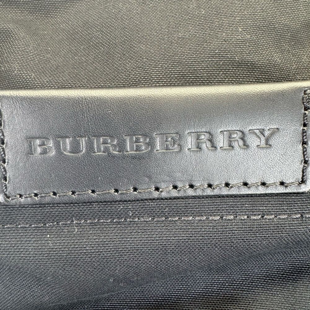 Burberry Black Utility Canvas Arley Travel Unisex Tote Bag - Picture 3 of 13